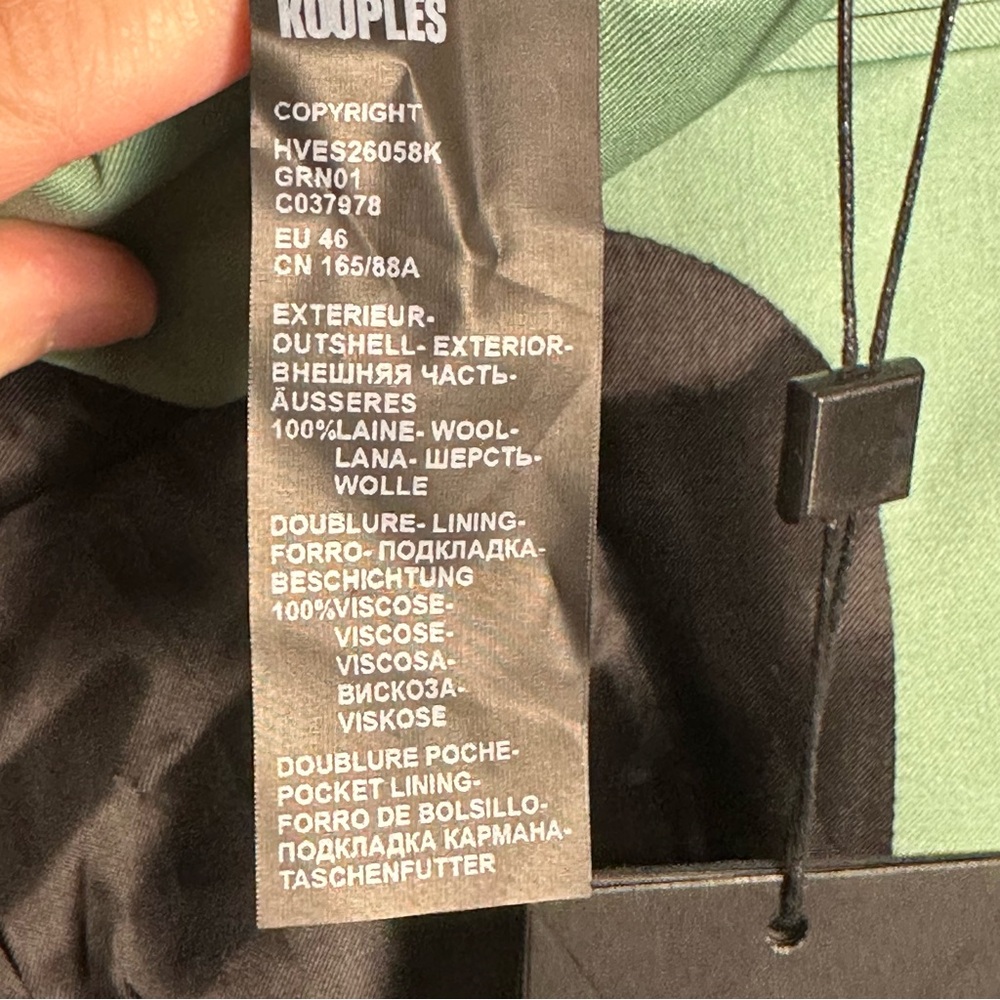 The Kooples Mint Green Blazer
NWT - Picture 8 of 14